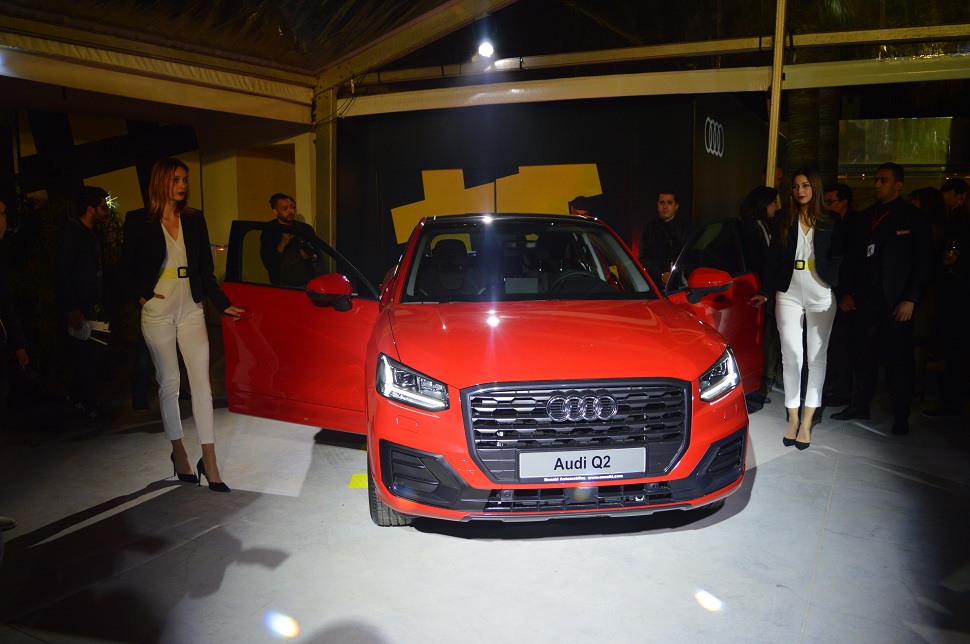 Cérémonie de lancement de la nouvelle Audi Q2 à Tunis organisée par Ennakl Automobiles.
