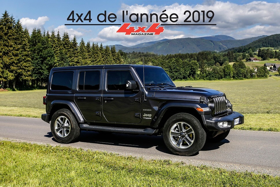 Jeep : la toute nouvelle Wrangler JL élue « 4x4 de l'Année 2019 »